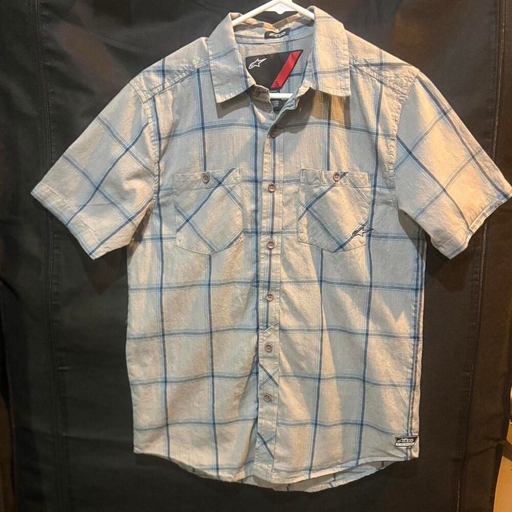 Alpinestars Men's flannel plaid Shirt Small